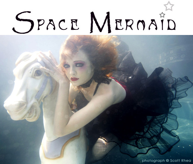 Space Mermaid handcrafted jewelry